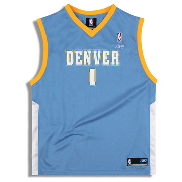 2002-06 Denver Nuggets Mitchell #1 Reebok Jersey (Away) Y