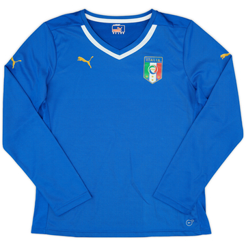 2014-15 Italy Women's Home L/S Shirt - 8/10 - (Women's M)