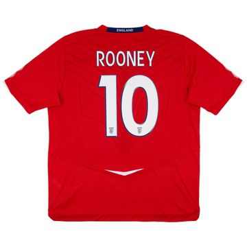 2008-10 England Away Shirt Rooney #10 - 10/10 - (XXL)