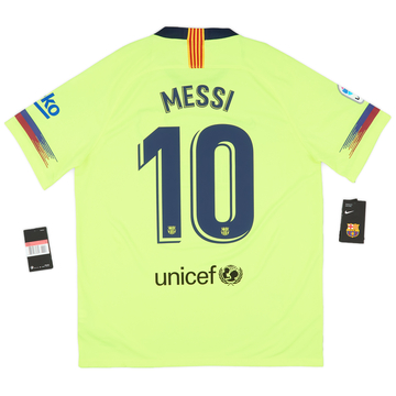 2018-19 Barcelona Away Shirt Messi #10