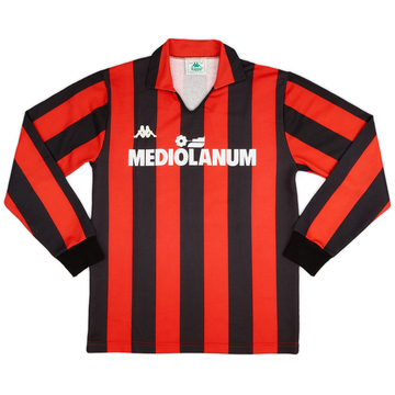 1989-90 AC Milan Home L/S Shirt  - 8/10 - (S)