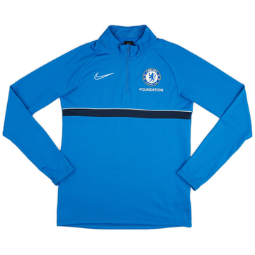 2021-22 Chelsea Foundation Nike 1/4 Zip Training Top - 7/10 - (S)
