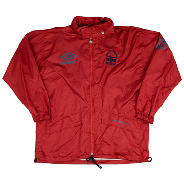 1994-96 Nottingham Forest Umbro Hooded Rain Coat - 7/10 - (S)