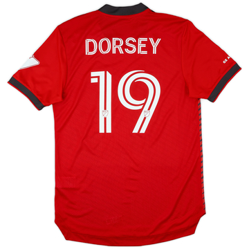 2020 Toronto FC Authentic Home Shirt Dorsey #19 - 9/10 - (M)