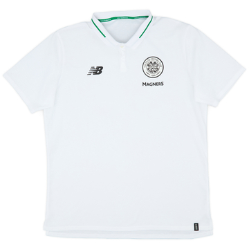2018-19 Celtic New Balance Polo Shirt - 8/10 - (L)