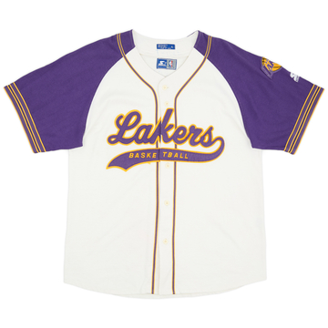 1990s LA Lakers Starter Baseball Jersey Tee - 6/10 - (XL)