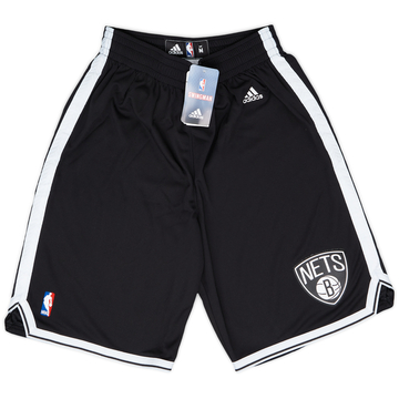 2012-14 Brooklyn Nets adidas Swingman Away Shorts (M)