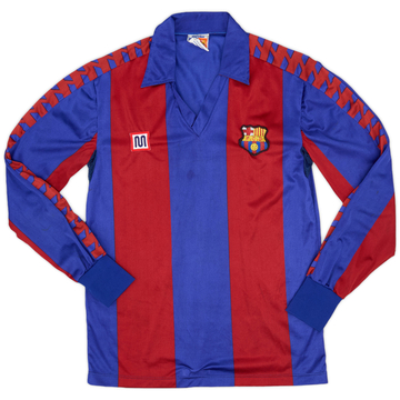 1984-89 Barcelona Home L/S Shirt - 8/10 - (S)