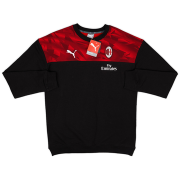 2019-20 AC Milan Puma Casual Sweat Top (S)