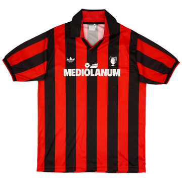 1990-91 AC Milan Basic Home Shirt - 6/10 - (S)