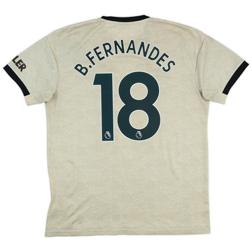 2019-20 Manchester United Away Shirt B.Fernandes #18 - 6/10 - (L)