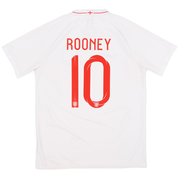 2018-19 England Home Shirt Rooney #10 - 6/10 - (L)