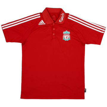 2008-09 Liverpool adidas Polo Shirt - 8/10 - (L)