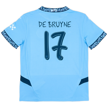 2024-25 Manchester City Home Shirt De Bruyne #17 (KIDS)