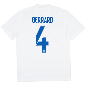 2014-15 England Home Shirt Gerrard #4 (M)