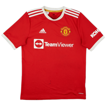 2021-22 Manchester United Home Shirt - 6/10 - (XL.Boys)