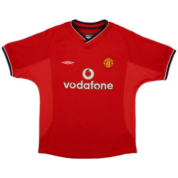 2000-02 Manchester United Home Shirt - 6/10 - (M.Boys)