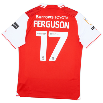 2023-24 Rotherham Match Issue Home Shirt Ferguson #17