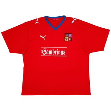 2008-09 Czech Republic Basic Home Shirt - 7/10 - (XXL)