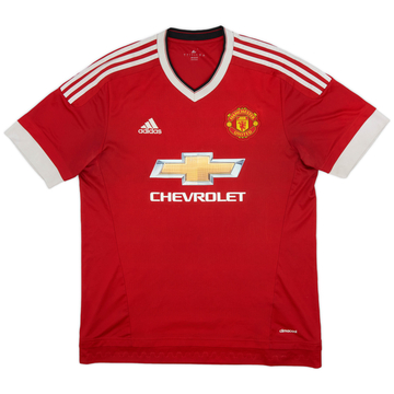 2015-16 Manchester United Home Shirt - 4/10 - (L)
