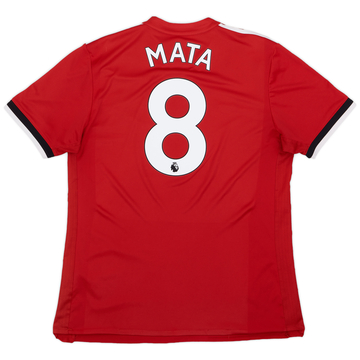 2017-18 Manchester United Home Shirt Mata #8 - 6/10 - (L)
