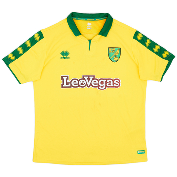 2017-18 Norwich Home Shirt - 7/10 - (XL)