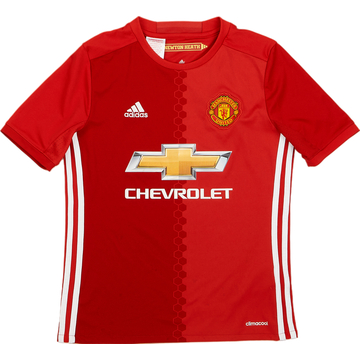 2016-17 Manchester United Home Shirt - 9/10 - (M.Boys)