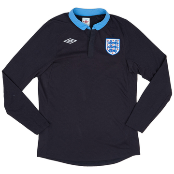 2011-12 England Away L/S Shirt - 8/10 - (M)