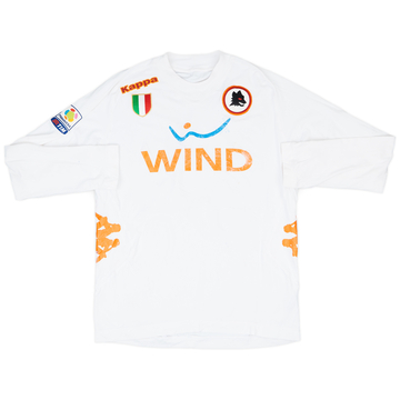 2011-12 Roma Match Issue Away L/S Shirt #7