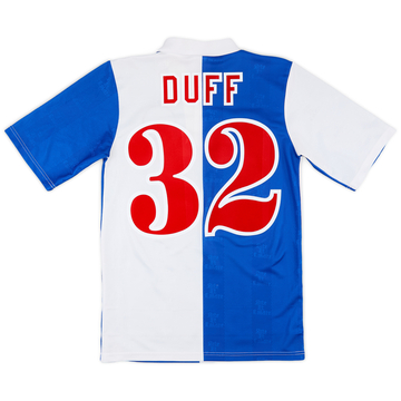 1996-98 Blackburn Rovers Home Shirt Duff #32 - 8/10 - (S)