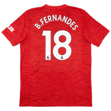 2020-21 Manchester United Home Shirt B.Fernandes #18 - 7/10 - (L)