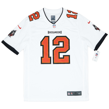 2020-22 Tampa Bay Buccaneers Brady #12 Nike Game Away Jersey (M)