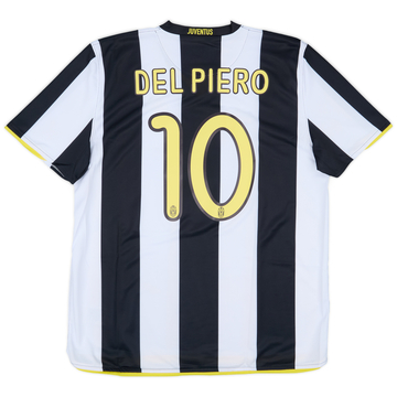 2008-09 Juventus Home Shirt Del Piero #10 - 10/10 - (XL)
