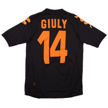 2007-08 Roma Third Shirt Giuly #14 - 5/10 - (S)