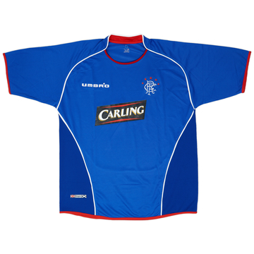 2005-06 Rangers Home Shirt - 8/10 - (XL)