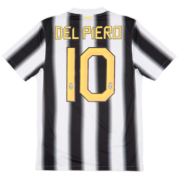 2011-12 Juventus Home Shirt Del Piero #10 - 7/10 - (S)