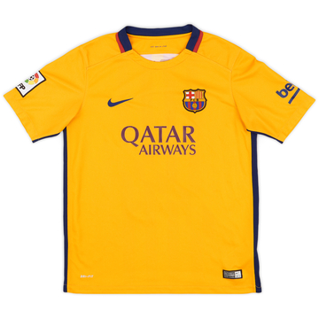 2015-16 Barcelona Away Shirt - 7/10 - (XL.Boys)