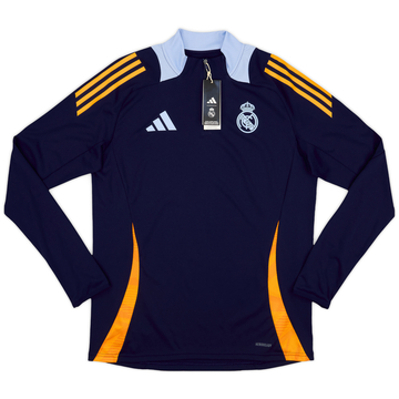 2024-25 Real Madrid adidas 1/4 Zip Training Top