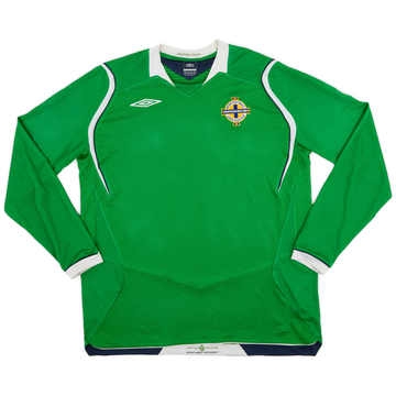 2008-10 Northern Ireland Home L/S Shirt - 8/10 - (XL)