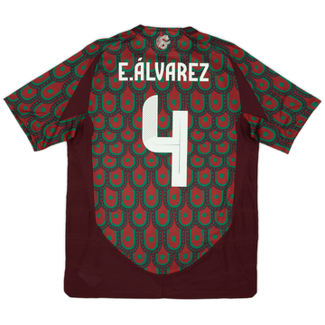 2024-25 Mexico Authentic Home Shirt E.Alvarez #4