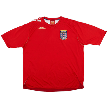 2006-08 England Away Shirt - 5/10 - (XXL)