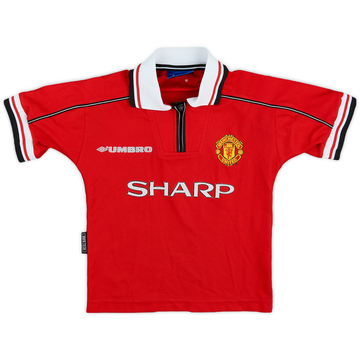1998-00 Manchester United Home Shirt - 7/10 - (7-8 Years)