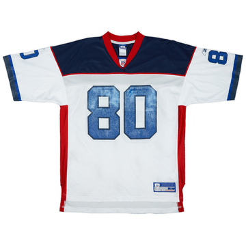 2002-04 Buffalo Bills Moulds #80 Reebok On Field Away Jersey - 5/10 - (L)