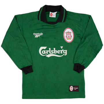 1996-97 Liverpool GK Shirt - 8/10 - (S)