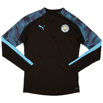 2018-19 Manchester City Puma 1/4 Zip Training Top - 8/10 - (M)
