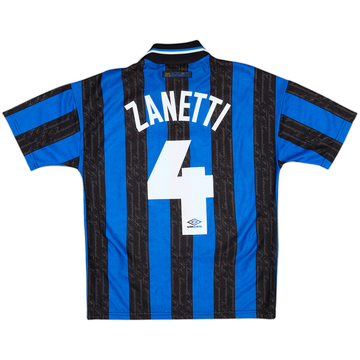 1997-98 Inter Milan Home Shirt Zanetti #4 - 9/10 - (Y)