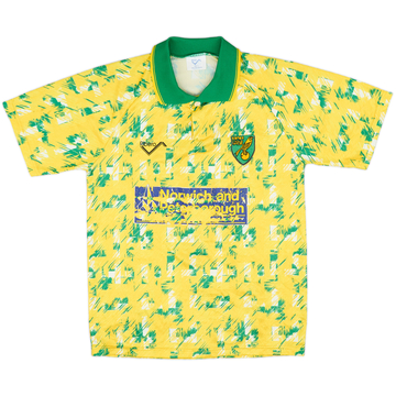 1992-94 Norwich Home Shirt - 4/10 - (S)