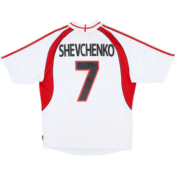2000-02 AC Milan Away Shirt Shevchenko #7 - 9/10 - (XL)