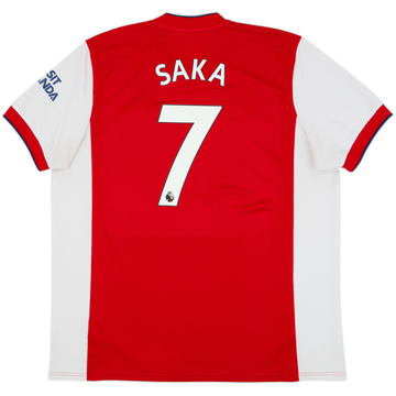 2021-22 Arsenal Home Shirt Saka #7 - 5/10 - (XXL)