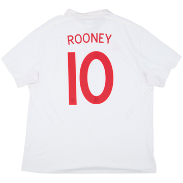 2009-10 England Home Shirt Rooney #10 - 6/10 - (XL)